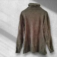 ✨１点限り✨ モスグリーン タートルネック ニット 長袖 トップス 秋冬