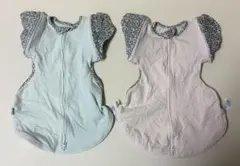 【2点セット】ねくるみ　スワドル　Sサイズ　花柄