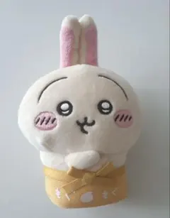 【未使用！】 ちいかわ うさぎ もぐもぐ本舗 店員さんなマスコット 店員 川越