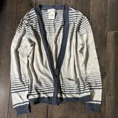 未使用 レミレリーフ REMI RELIEF ボーダー切替 カーディガン