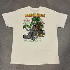 2008年コピーライトラットフィンク エドロス 両面Tシャツ ホワイト XLのサムネイル