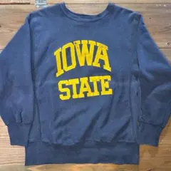レア 80s ヴィンテージ champion リバースウィーブ IOWA ネイビ