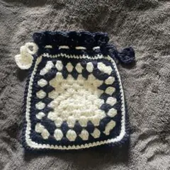 グラニースクエア　巾着袋　小物入れ