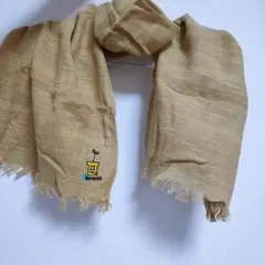 マフラー ストール ショールスカーフ 春夏 カーキ アースカラー 手ぬぐい