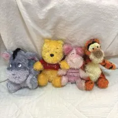 ぬいぐるみ シャイニーカラー くまのプーさん 4体 ディズニー