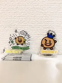 【公式】BT21 SHOOKY ミニアクリルスタンド　キーホルダー セット