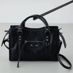 AZUL フェイクレザーハンドバッグ