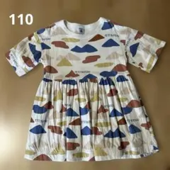 PETIT BATEAU 半袖ワンピース 110cm
