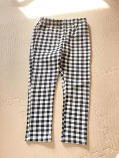 ギンガムチェック柄　レギンス　ボトムス　キッズ　110