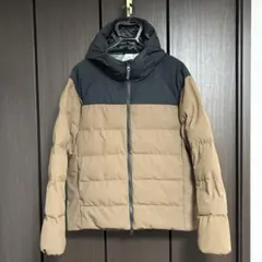 ブラウン・ブラック ダウンジャケット Lサイズ