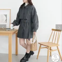 プラステ ヤクブレンド ノーカラーコート ネイビー - メルカリ