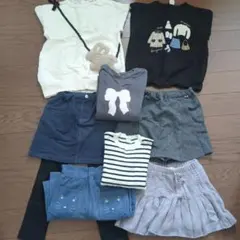 プティマイン　着回し抜群　冬物まとめ売りセット　120cm 女の子　スカート