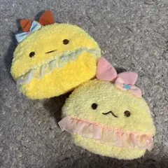 すみっコぐらし　モコモコフェイスポーチ　えびてんのしっぽ　えびふらいのしっぽ