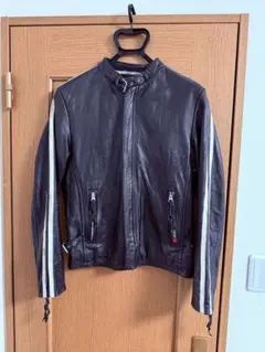 Schott シングルライダースレザー ジャケット Sサイズ
