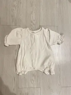 MONBEBE新生児用 ホワイトロンパース ニューボーン