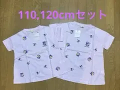 【新品タグ付き】HusHusH 110cm 120cm花柄 Tシャツ2枚セットのサムネイル