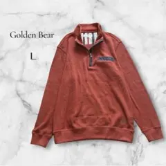 【ゴールデンベア】Golden Bear ハーフジップ ワッフルニット Lのサムネイル