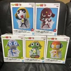 ケロロ軍曹 ケロロ小隊フィギュア ペコポンを侵略するであります 全5種コンプ