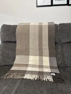 イタリア製　LAUTREAMONT 大判ストール　ショール　マフラー　カシミア混