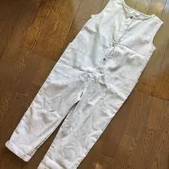 evam eva エヴァムエヴァ リネン サロペット オーバーオール 麻 日本製