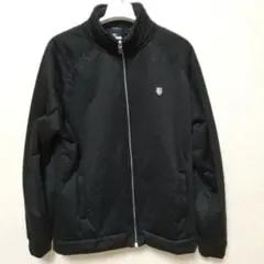 K-SWISS ボア スタンドカラージャケット トラックジャケット黒L