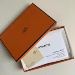 エルメス オレンジボックス ショップカード 箱
