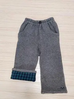 ★売却済み★美品★ familiar グレー チェック柄 80