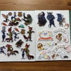 ズートピア キャラクターシール 2シートセット