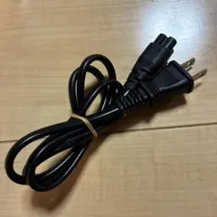 1m キレイ 汎用 メガネ/8の字型電源コード コンセント 2プラグ⇄2ソケット