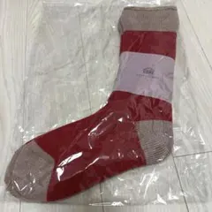 ルームソックス レッド
