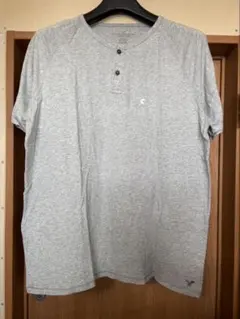 【タグ付き新品未使用】アメリカンイーグル ヘンリーネック Tシャツ半袖 XXXL