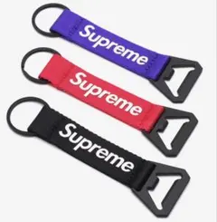 21FW Supreme Bottle Opener Keychain 赤 黒 - メルカリ