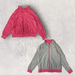 シスタージェニィ　160 ジャンパー　リバーシブル　ジップアップ　ハート