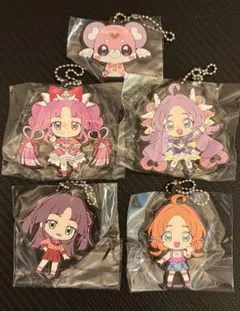 名探偵プリキュア ラバーマスコット ラバスト 5個セット