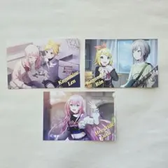 プロセカ イラストカード アニメイト バチャシン 3種