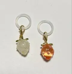 再販】ちゅるん✨️桃だけめじるしアクセサリー アンブレラマーカー