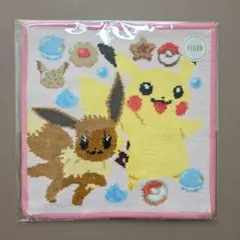 【未開封】フェイラー ピカチュウ イーブイ　ハンカチ