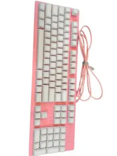 Razer Huntsman ピンク 有線キーボード＋白キーキャップセット