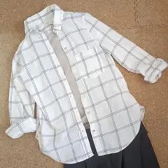 H&M チェック柄 長袖シャツ EUR 36