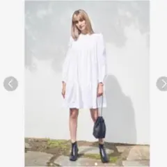 snidelボリュームミニワンピース