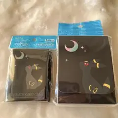 【新品・未使用】月明かりとブラッキー　デッキケース　デッキシールドセット　ポケカ