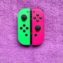 ジョイコンJoy-Con純正 ネオングリーン ネオンピンク 左右セットh1J-4