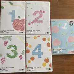 【Benesse】Worldwide Kids English DVD5巻セット
