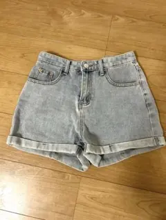 デニムショートパンツ ライトブルー