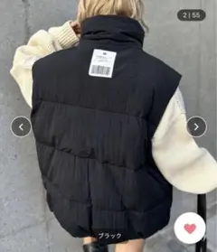 ⭕️専用⭕️ナイロンワッシャー中綿スタンドカラーベストのサムネイル