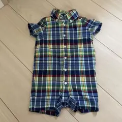 Ralph Lauren チェック柄ロンパース 9M