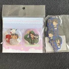 進撃の巨人　サンリオ　リヴァイ　バッドばつ丸　エレン　ポチャッコ　缶バッジ