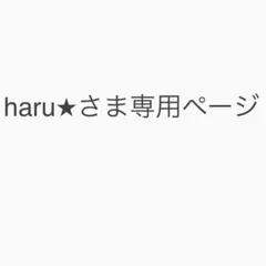 haru★さま専用ページ