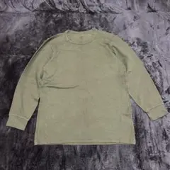 US古着 サーマル 長袖Tシャツ L