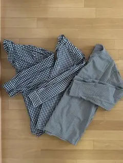 【美品】無印良品 ギンガムチェック 3着